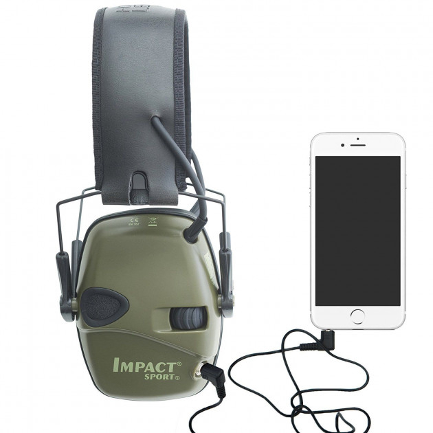 Наушники активные Impact Sport стерео (SNR25dB, NRR22dB,)